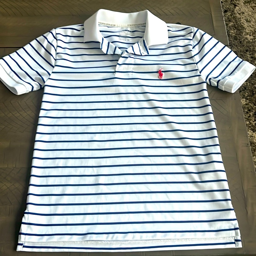 Boys Polo by Ralph Lauren Performance T-shirt, non wrinkle material